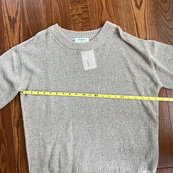 Zenana Sheer Wool Blend Sweater - Picture 5 of 8